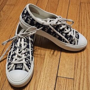 Dior Navy and White Sneakers